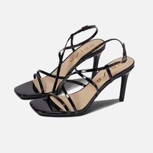 Unisa straply black heels